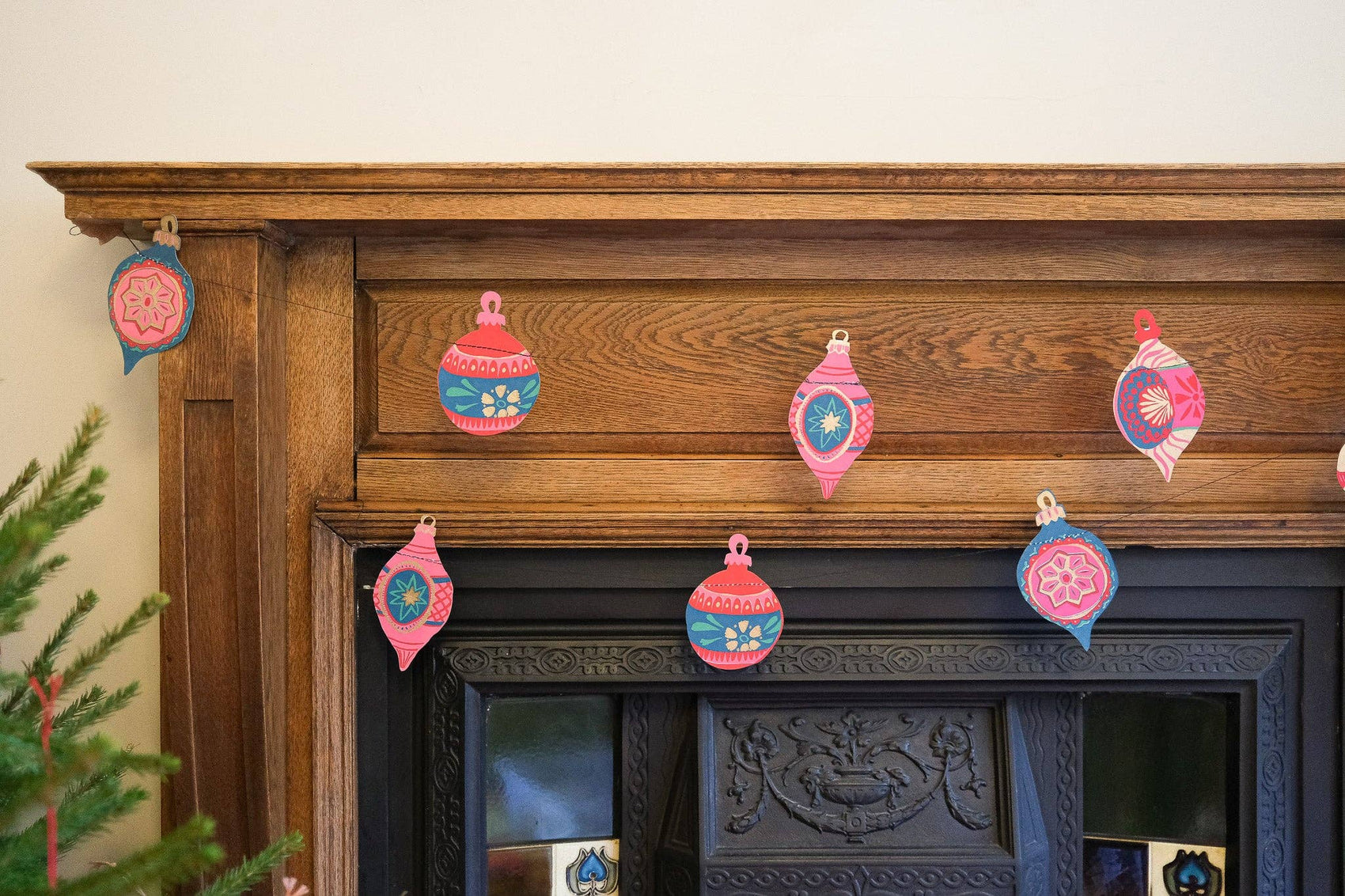 Baubles Sewn Garland