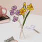 Wooden Sweet Pea Gift – April Birth Flower - Sustainable