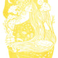 Madre Tierra riso print, hippy art, mother earth, goddess
