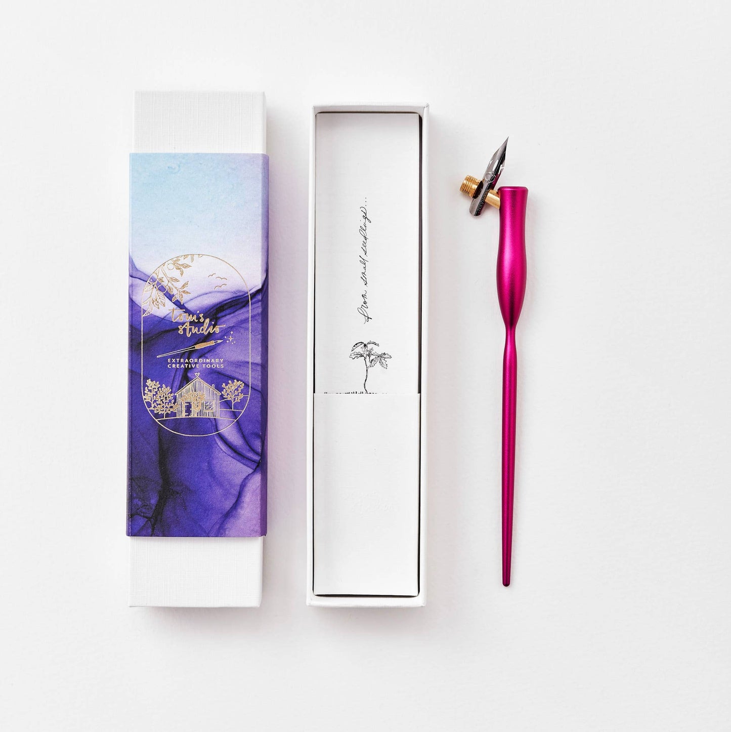 Flourish Calligraphy Pen: Iris / Straight