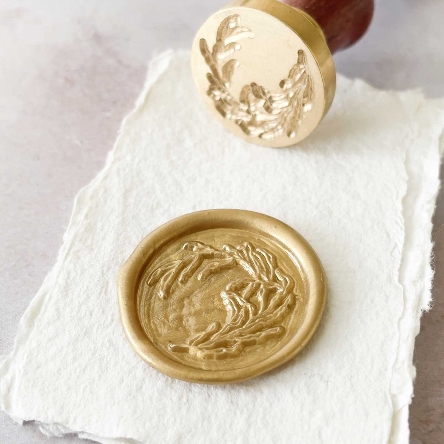 Coastal Wax Stamp | Wax Seal in Branded Gift Box