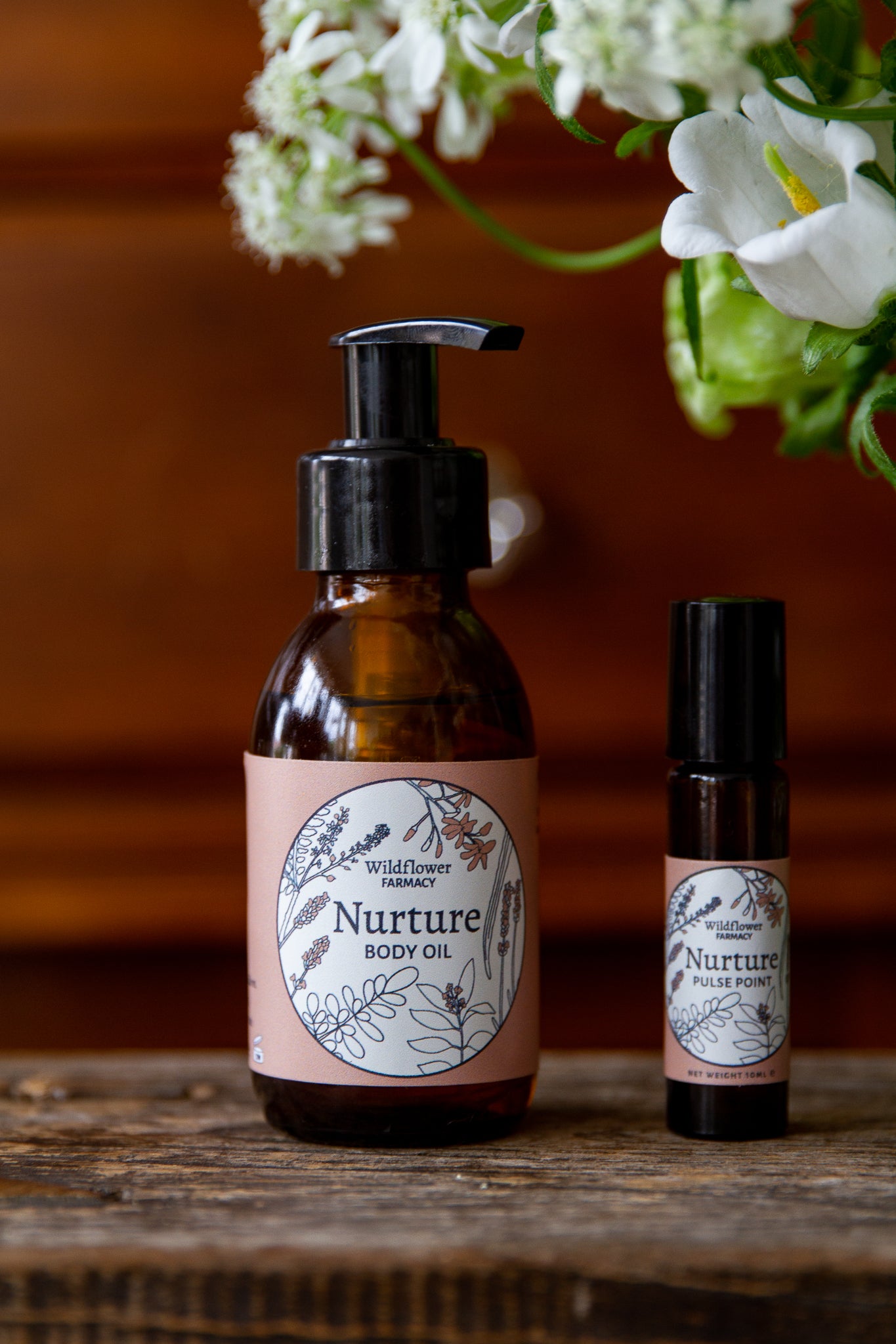 Nurture Body Oil/ Grounding and woody