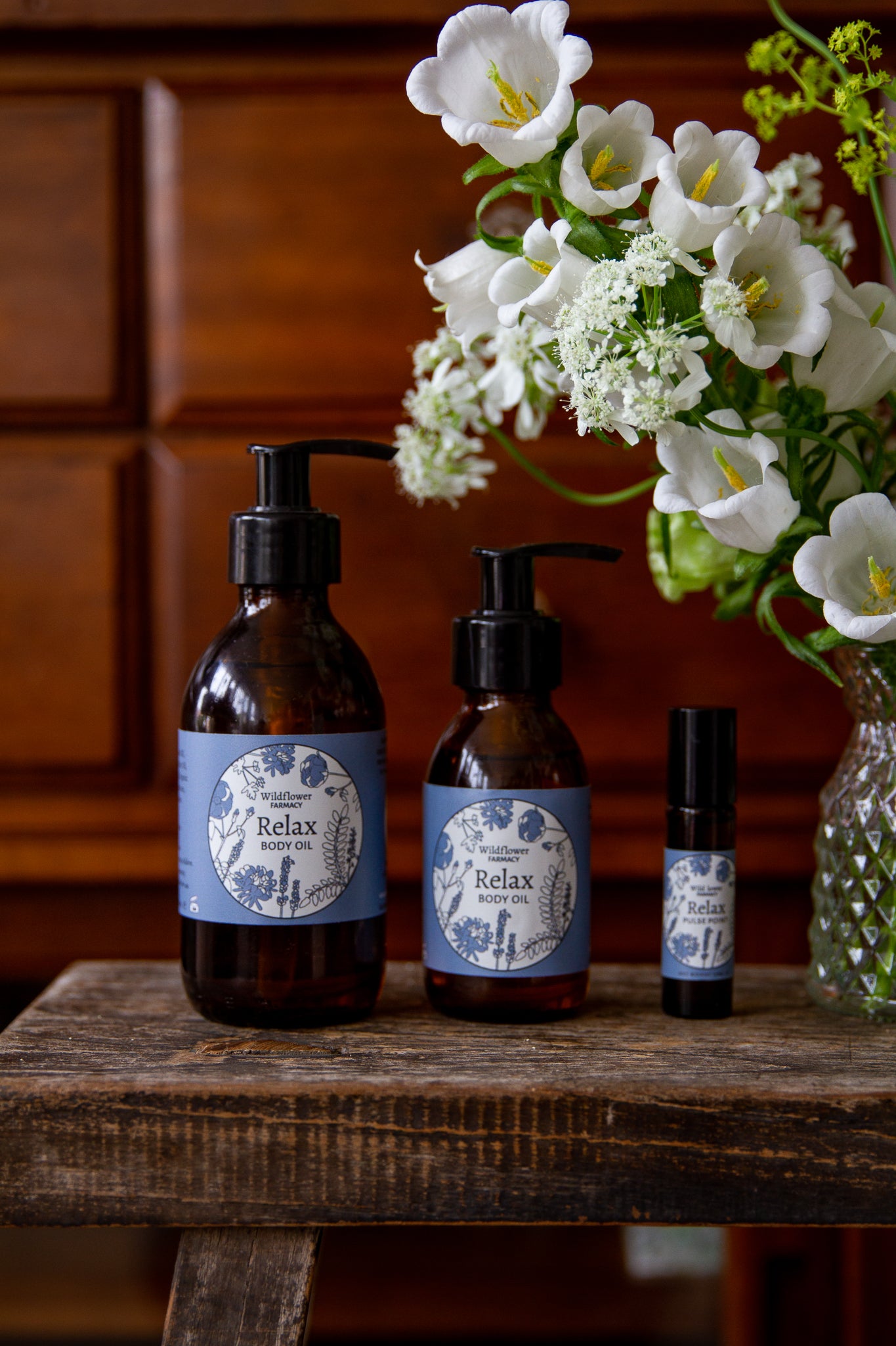 Relax Body Oil/ Floral & Woody Scents