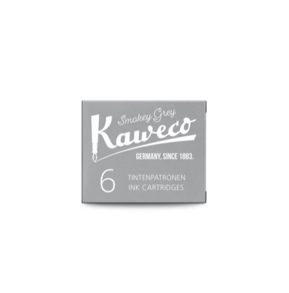 KAWECO INK CARTRIDGES - PACK OF 6 - SMOKEY GREY
