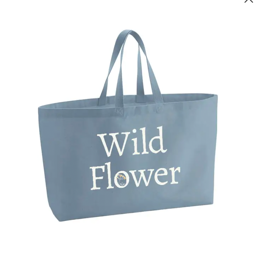 Wildflower Oversized Tote Bag