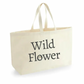Wildflower Oversized Tote Bag