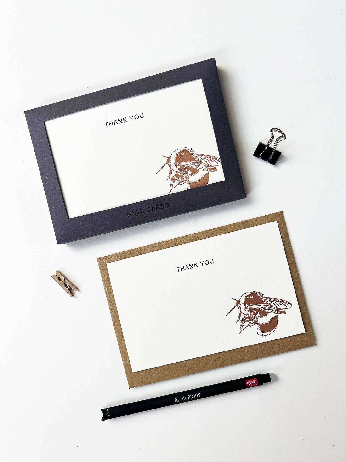 Bumblebee Correspondence Thank You Notecard Set | Set of 10 : Thank You