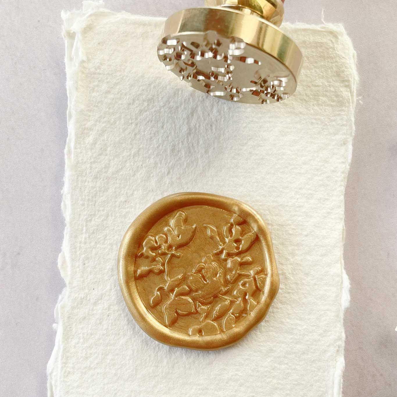 Botanica Wax Stamp | Floral Wax Seal in Branded Box