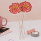 Wooden Peony – November Birth Flower - Sustainable Gift
