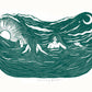 Morning Ritual Card  sea swim, wild swim, friends