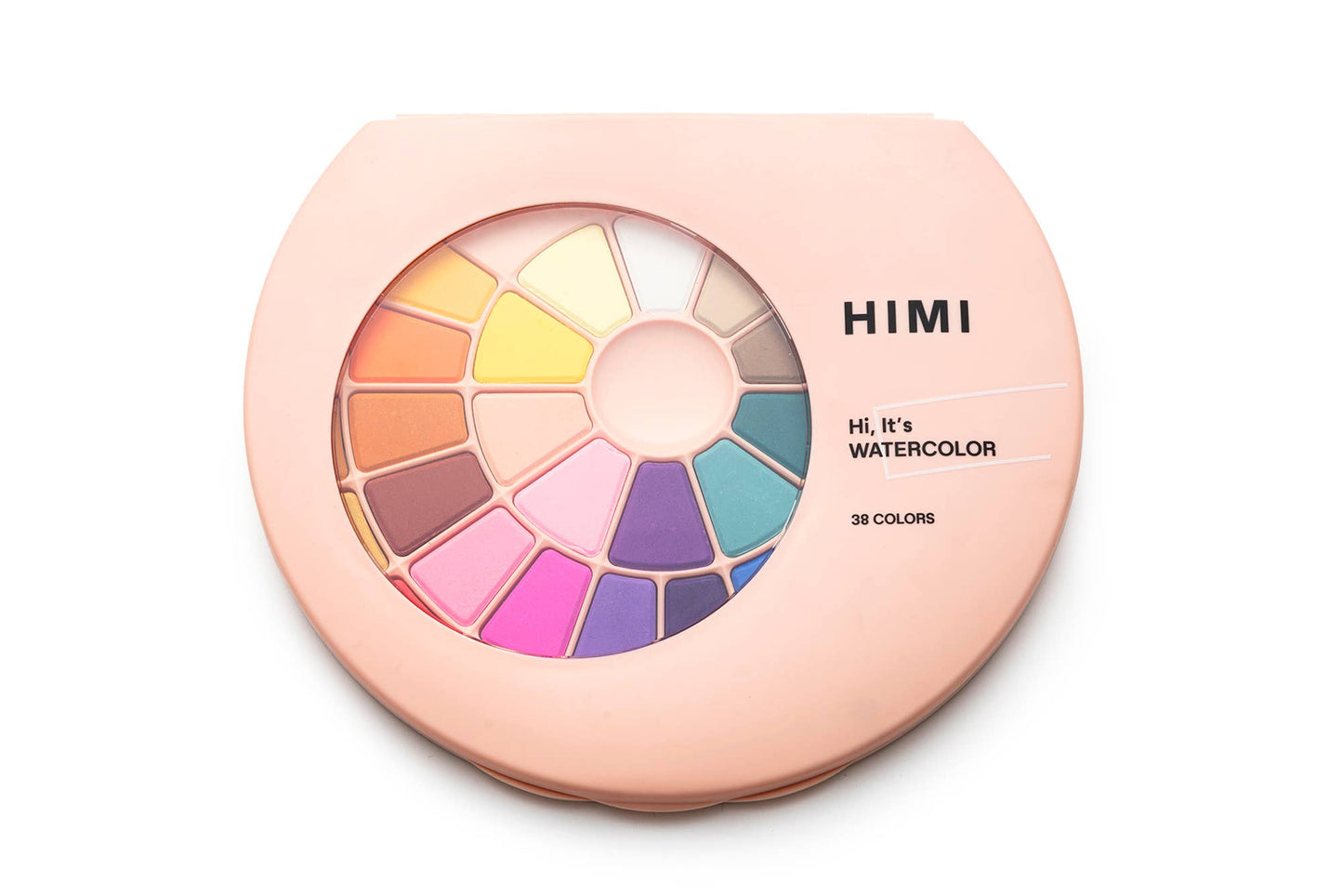 HIMI Solid Watercolour Set 38 In Pans Colours, Pink