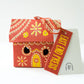 Gingerbread House Screen-Printed Board Decoration