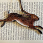  Spring Hare birch plywood decoration
