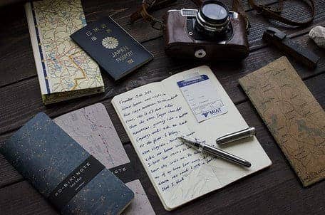 Yamamoto Paper RO-BIKI NOTE Weather Map Plain Notebook