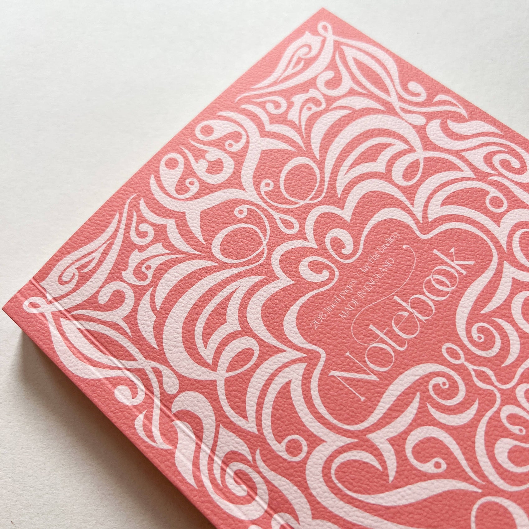 Coral Swirl Notebook