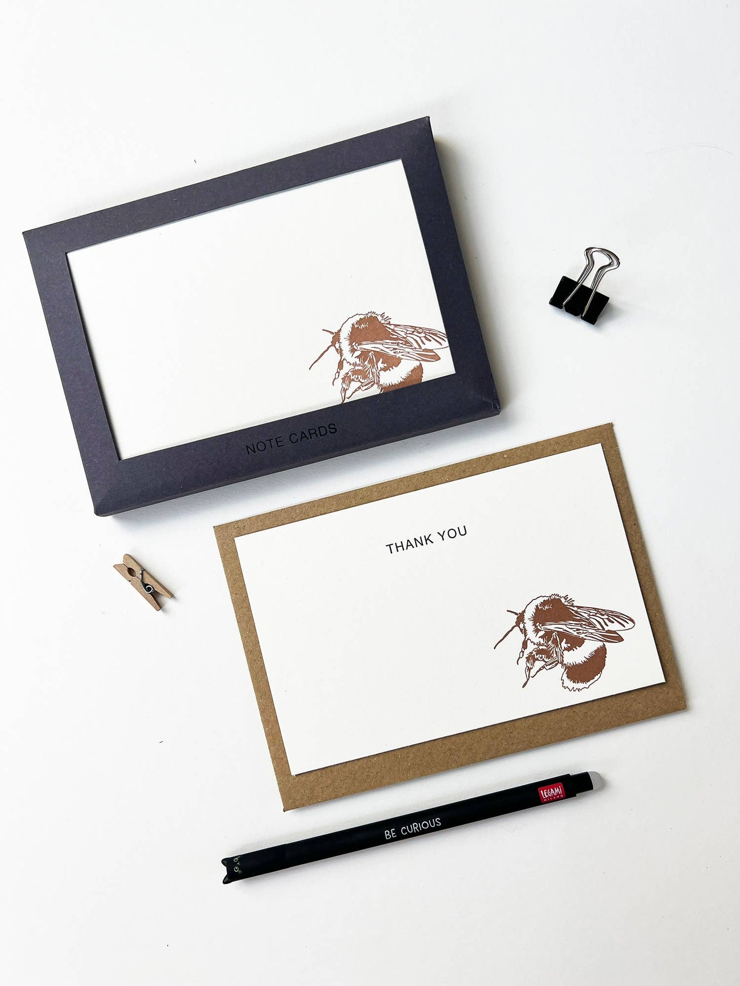 Bumblebee Correspondence Thank You Notecard Set | Set of 10 : Thank You