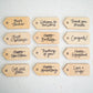 Wooden Gift Tag: Love & Hugs