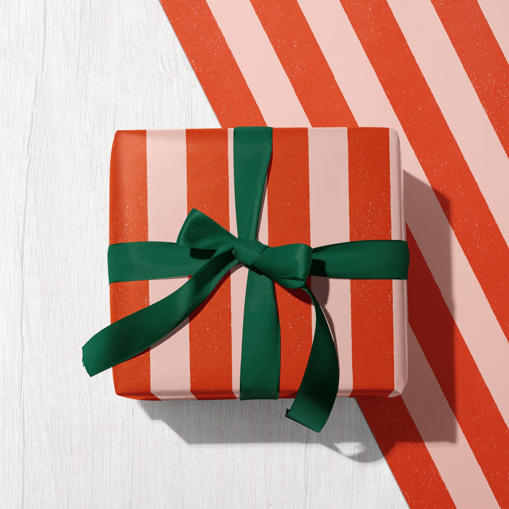 Candy Stripe | Modern-Retro Recycled Gift Wrap Paper