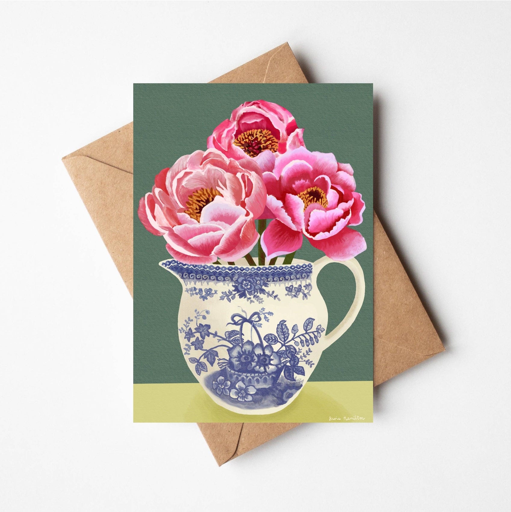 Peonies in Flora Jug Cards