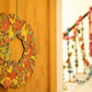Christmas Foliage Cotton Board Wreath