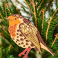 Winter Birds Paper Ornaments
