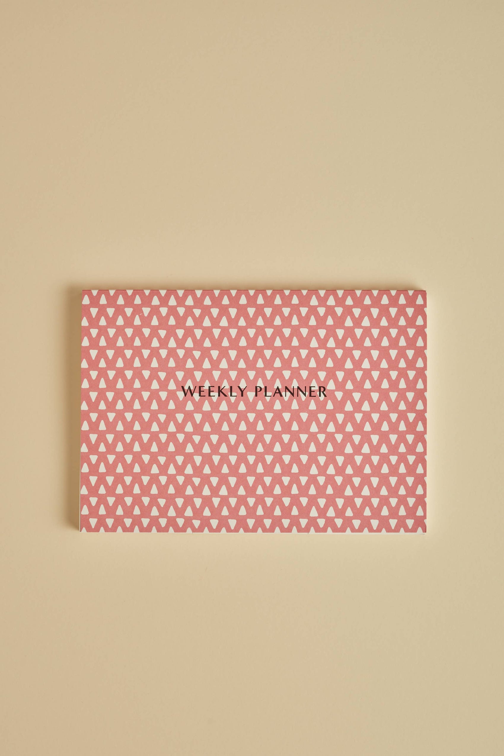 Weekly Planner Pink Triangles