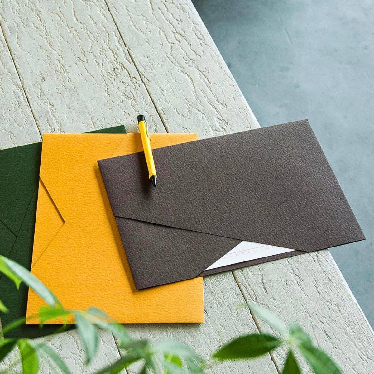 Sikigu Paper Pockets File: Mandarine