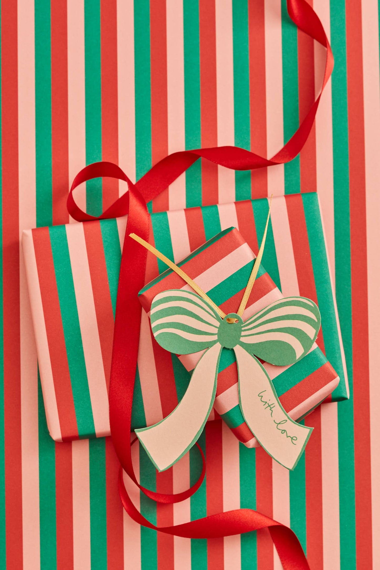 Gift Tag Bows - Set of 6: Red