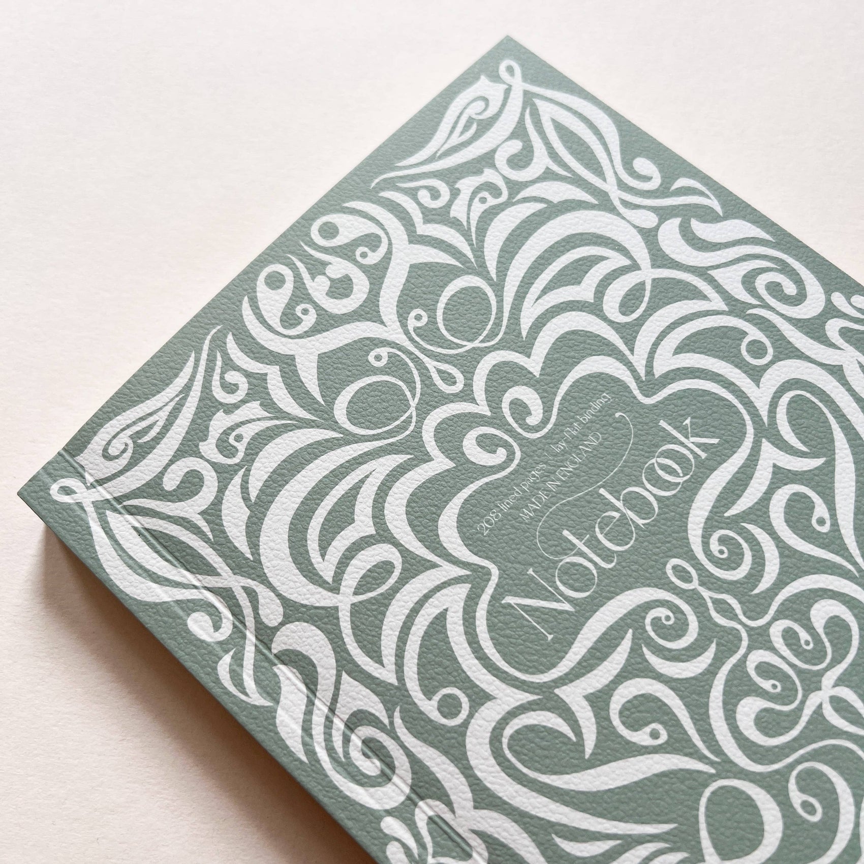 Sage Green Swirl Notebook