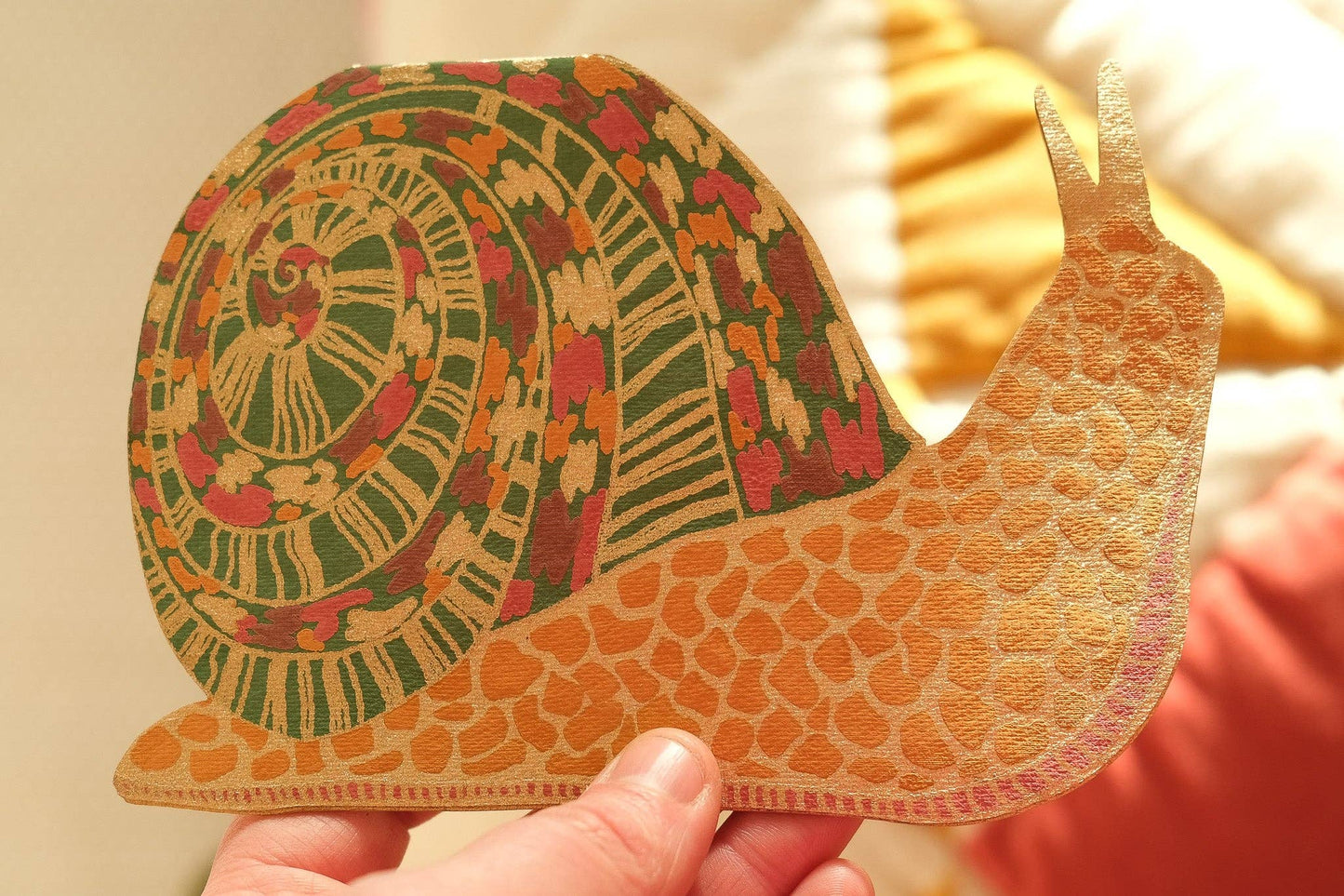 Snail Greeting Card: C6