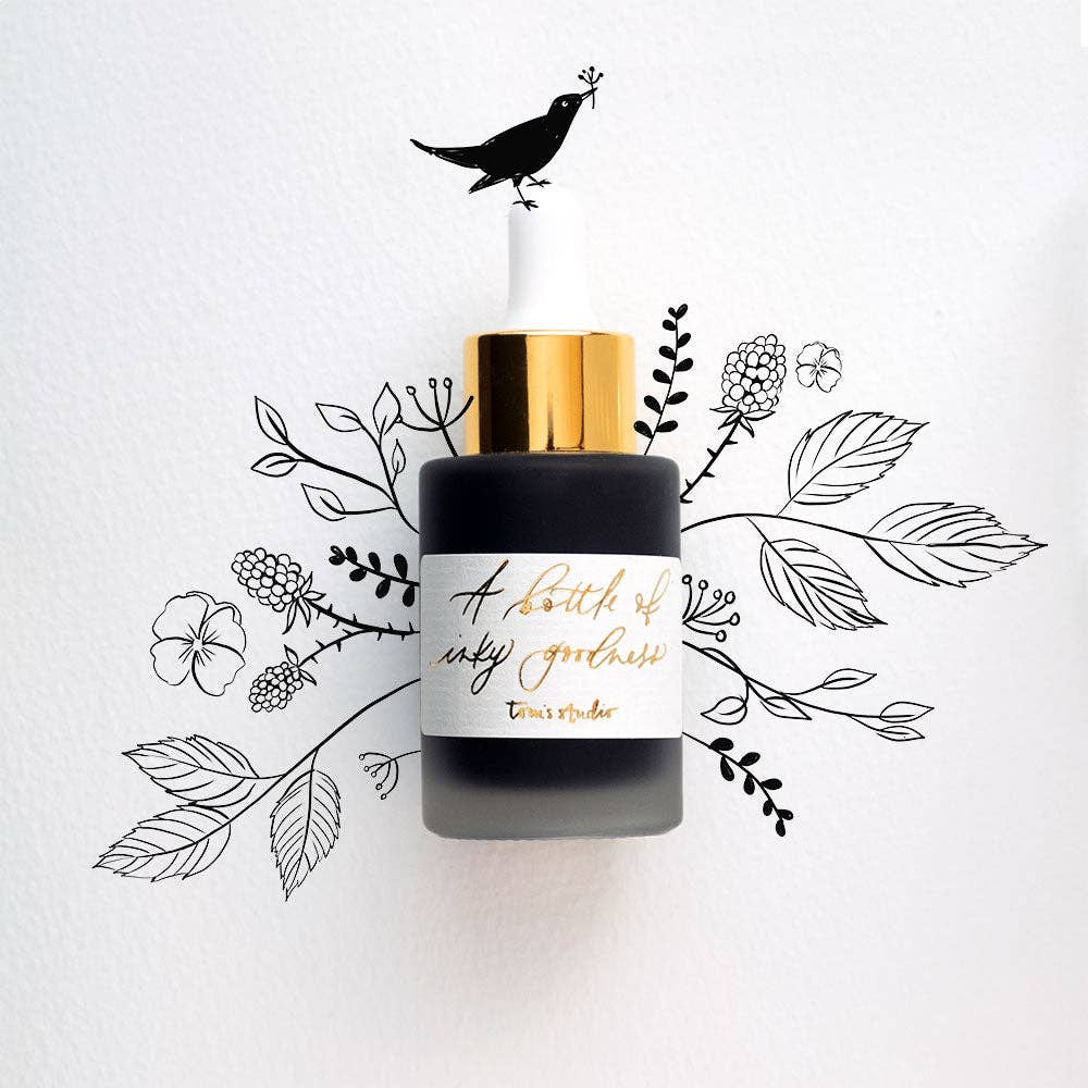 Jet Black - Calligraphy Ink