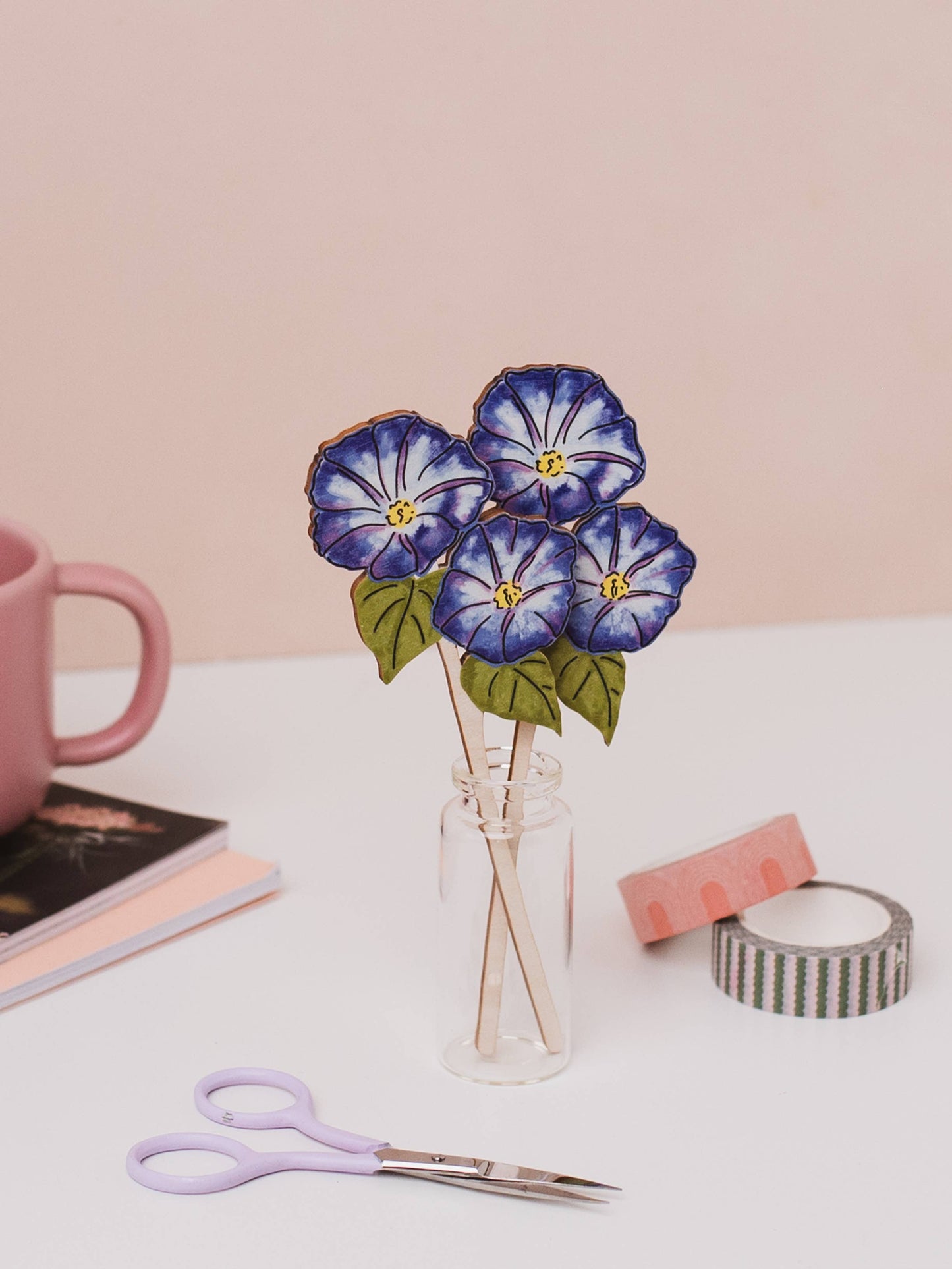 Wooden Morning Glory – September Birthday - Sustainable Gift