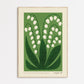 Lily of the Valley | Modern-Retro Wildflower Art Print: A5 - 148 x 210 mm (5.8 x 8.3 inches)