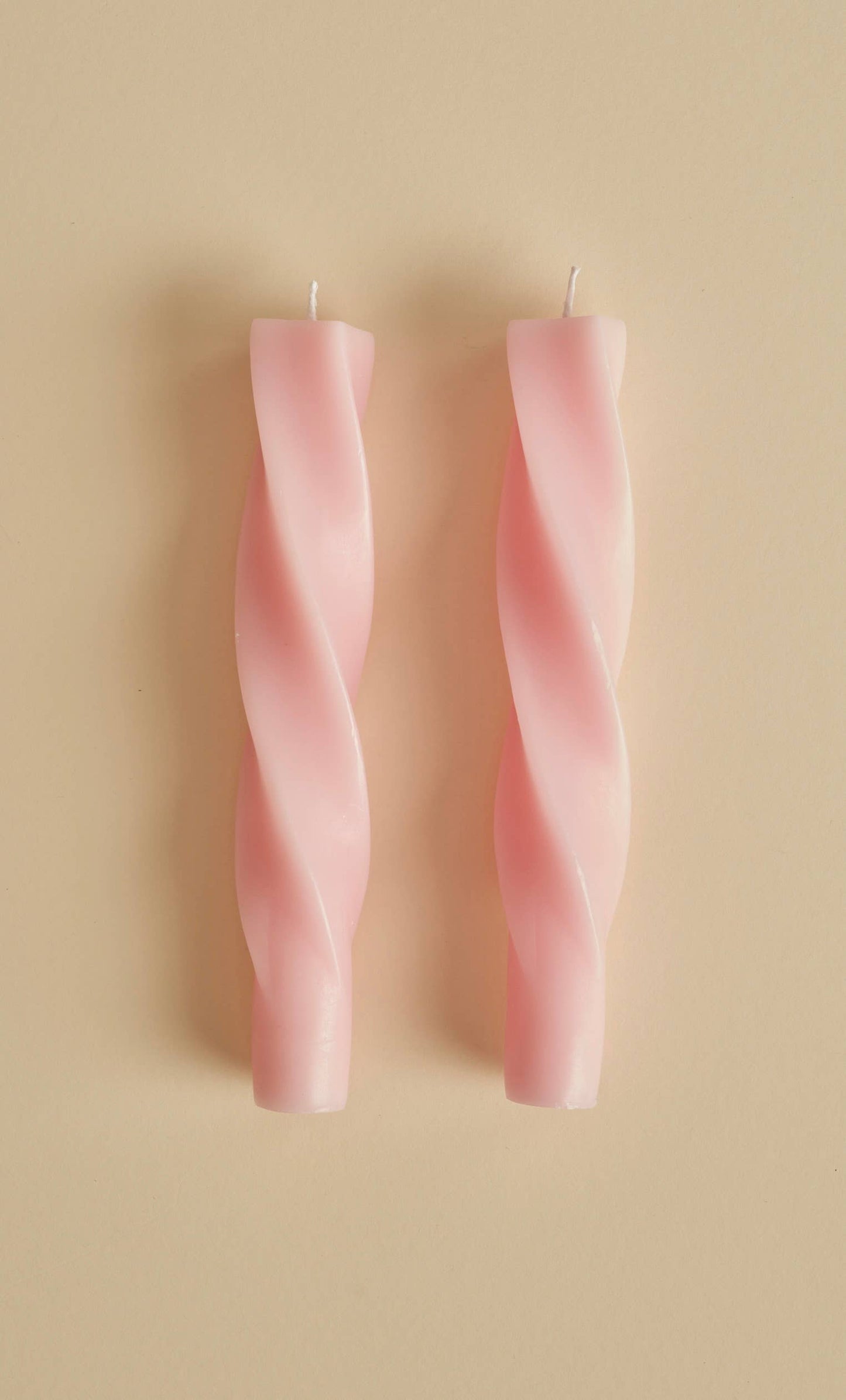 Twist Candle in Pink