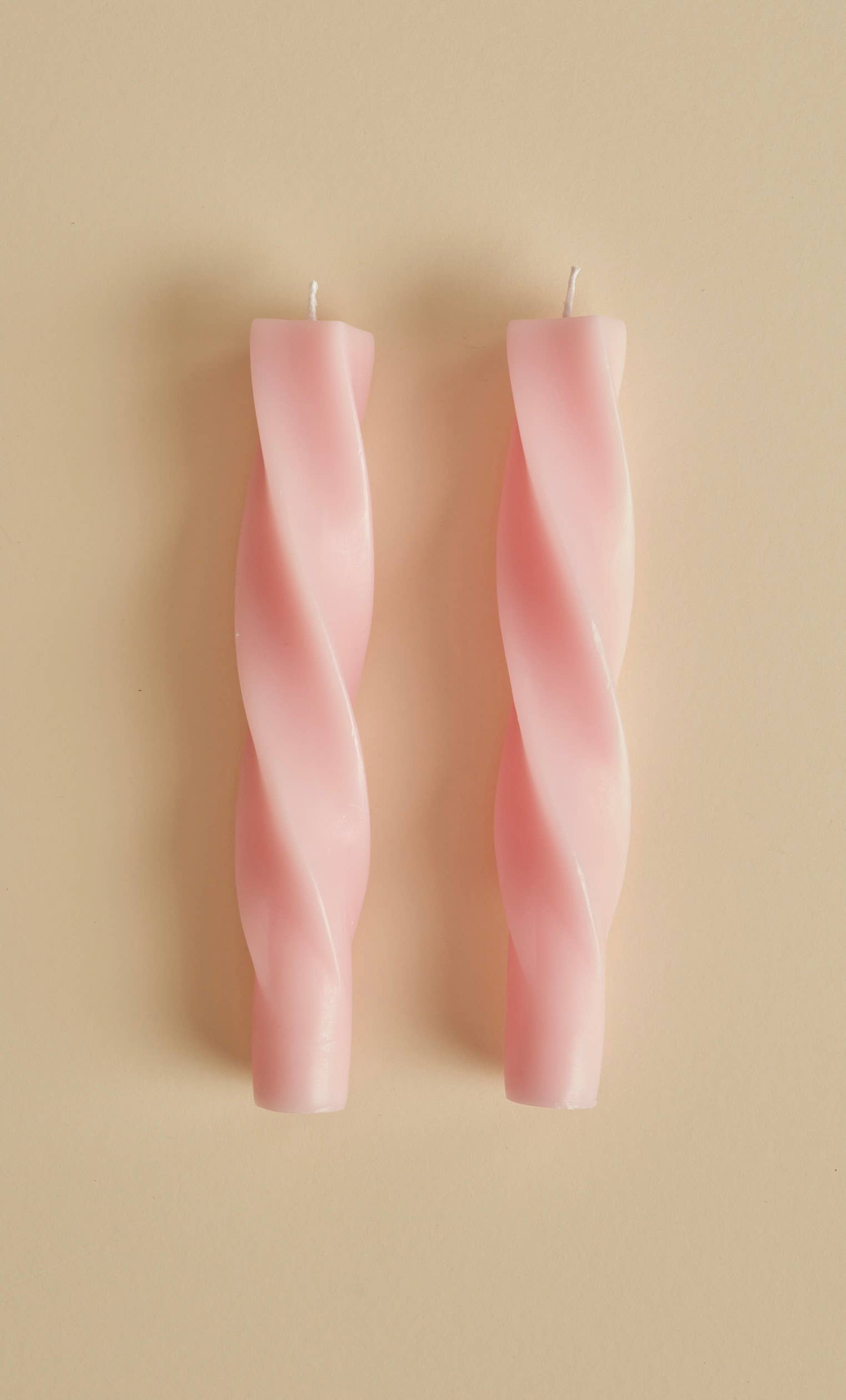 Twist Candle in Pink