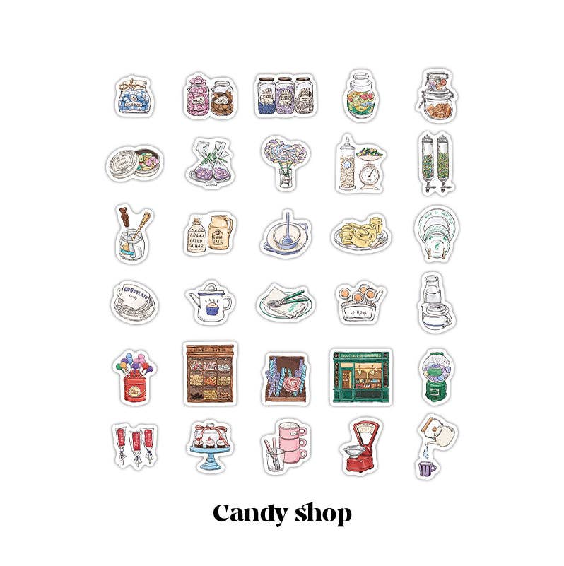 Paper More | Daily Life Stickers: Coffee shop