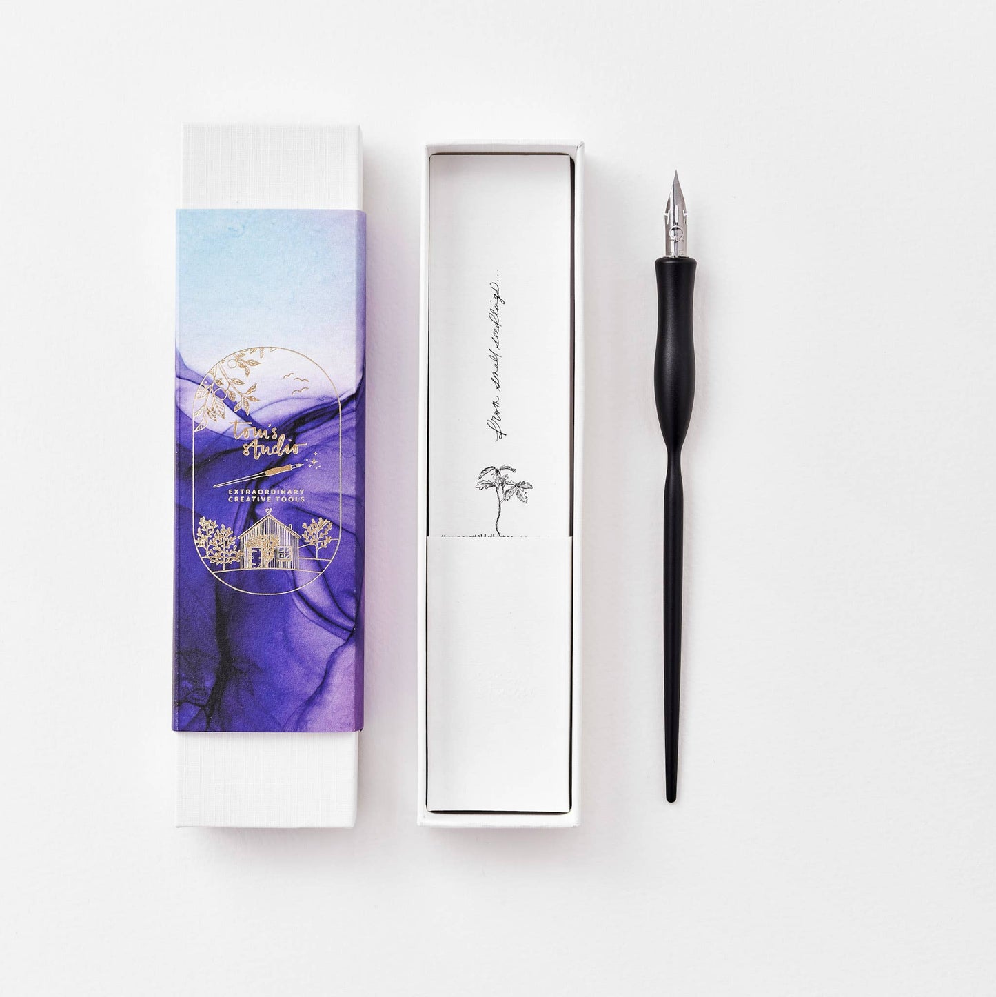 Flourish Calligraphy Pen: Mulberry / Straight