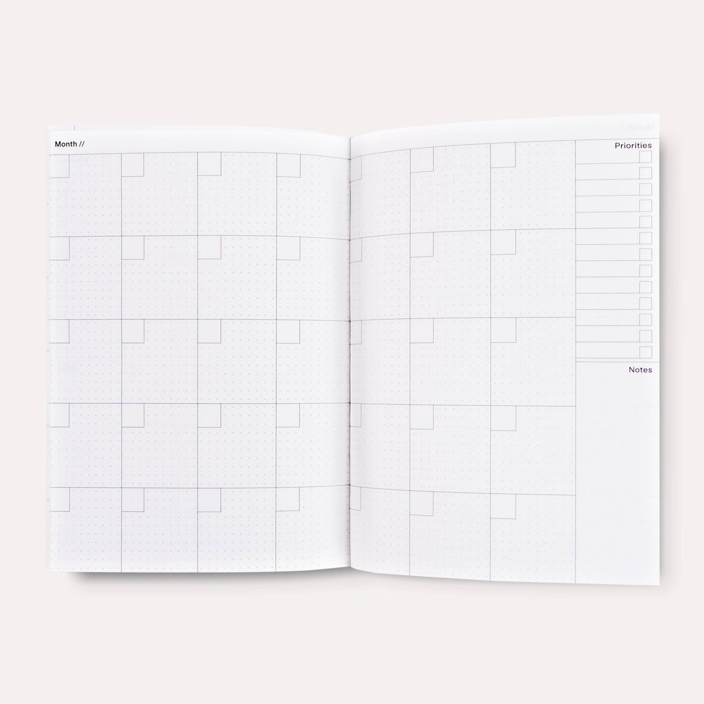 Miami No. 1 Weekly Lay Flat Undated Planner Book