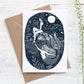 Trick of the Light card mermaid, swimmer, seaside