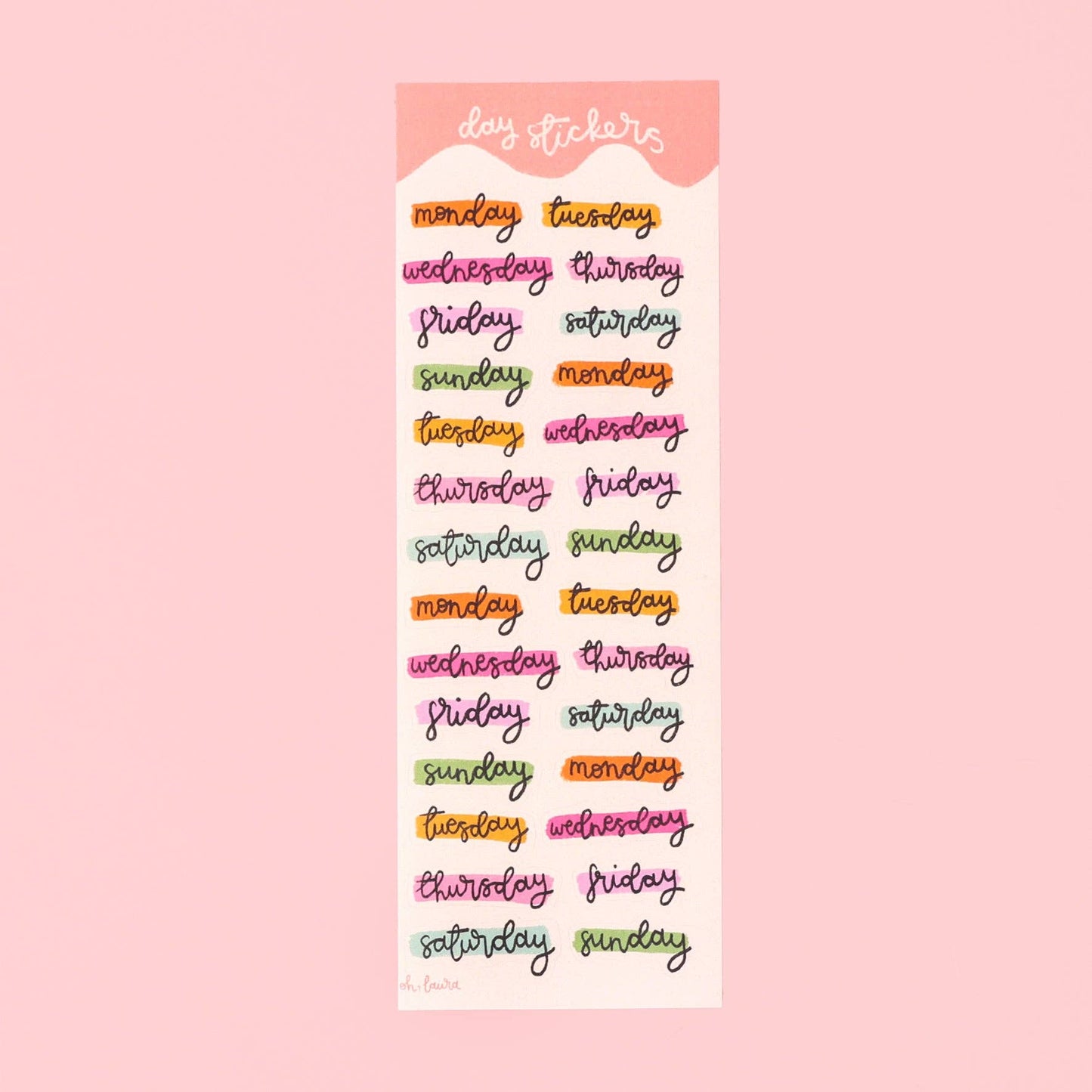 Planner Stickers - Days