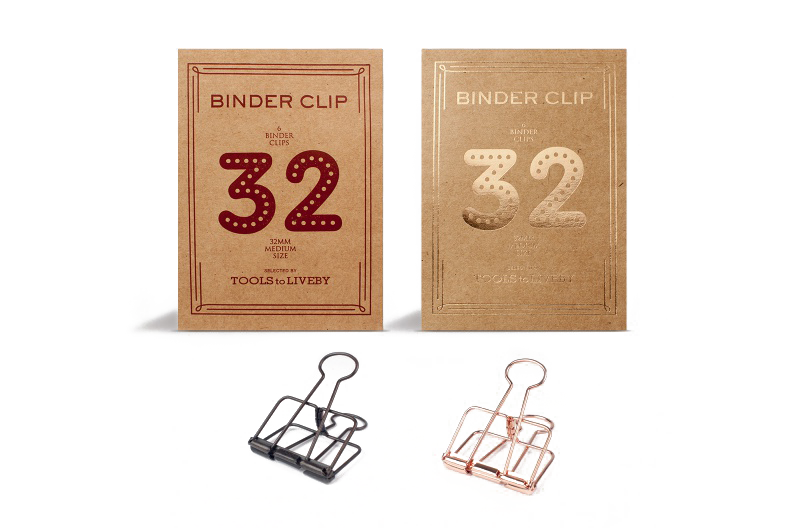 Tools to Live By - 32mm Paper Clips: Rose Gold