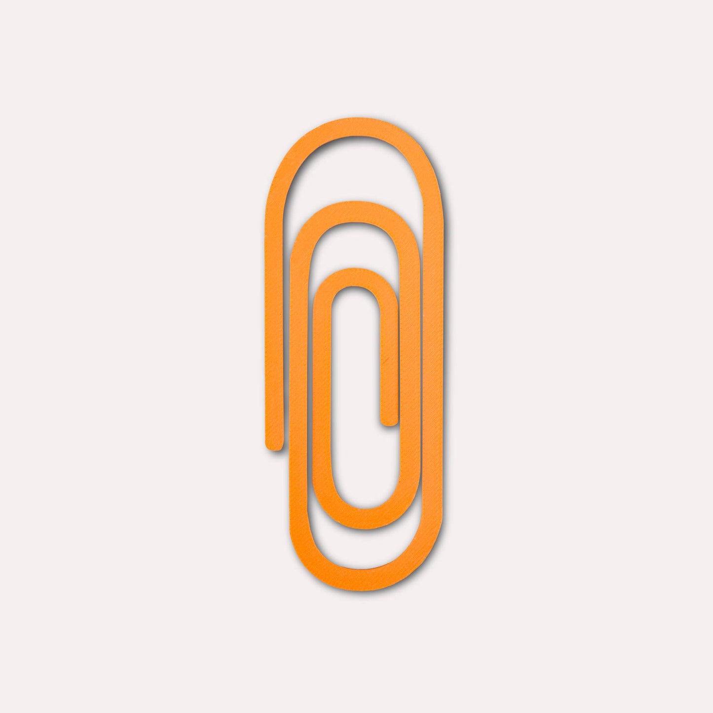 Paperclip 3D Printed Bookmark: Bubblegum
