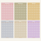 Monthly Undated A3 Wall Planner | 12 Pages | Pastels