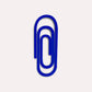 Paperclip 3D Printed Bookmark: Emerald