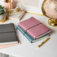 A5 Vegan Leather Notebook: Deep Green