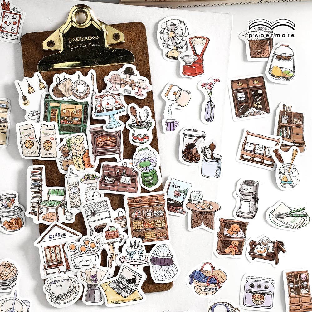 Paper More | Daily Life Stickers: Coffee shop