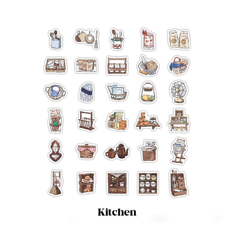 Paper More | Daily Life Stickers: Kitchen