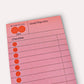 Hinoki Habit Checklist Sticky Notes