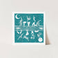 Celestial Bodies riso, swimming, friends, ocean, mooncycle