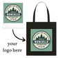 Custom Branded Tote Bag - Your Shop Logo on a Tote Bag: White